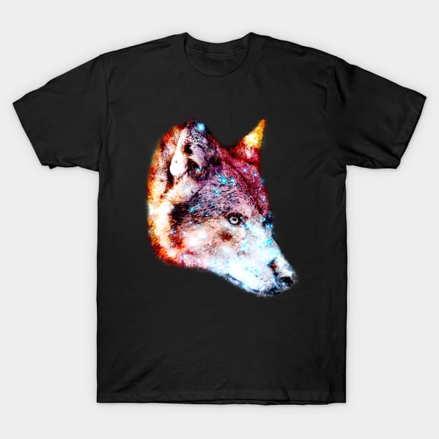 Space Wolf No2 T-Shirt by DrPen
